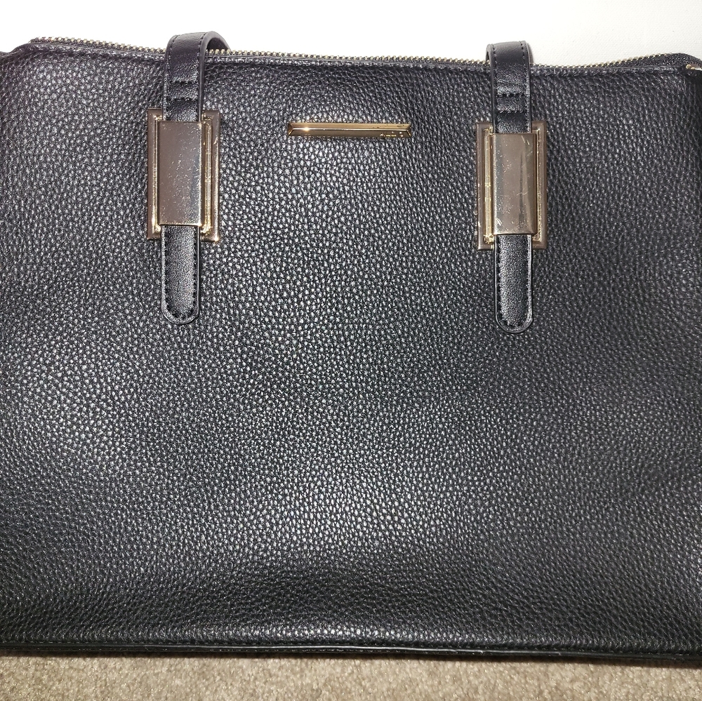 Aldo black leather purse